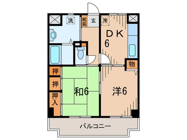 アクシスあざみ野の物件間取画像